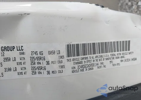 2013 Dodge Grand Caravan Sxt from USA, damaged, VIN 2C4RDGCGXDR581144